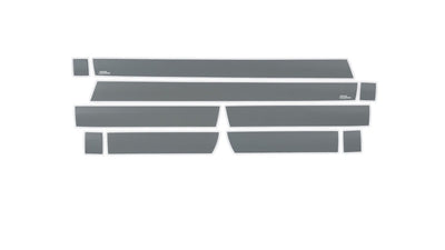 10pcs Black Platinum Rocker Panels <br> 07-14 Chevy Tahoe, GMC Yukon, Cadillac Escalade