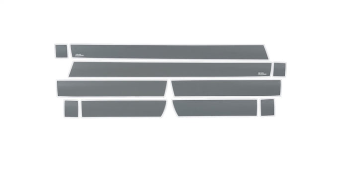 10pcs Black Platinum Rocker Panels <br> 07-14 Chevy Tahoe, GMC Yukon, Cadillac Escalade