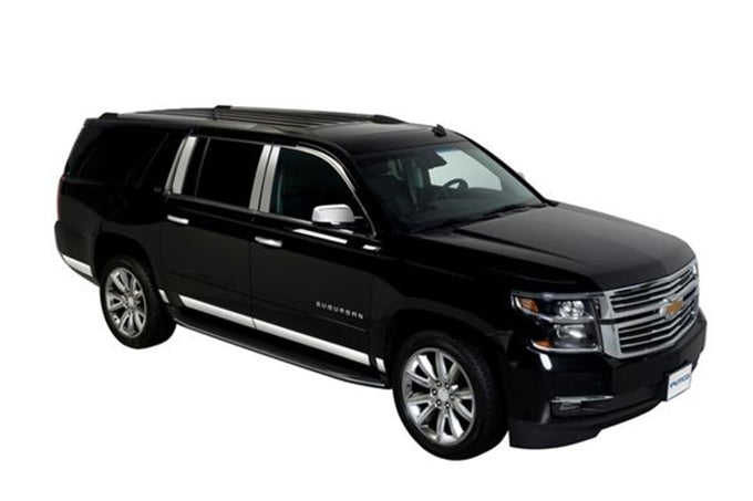 10pcs Stainless Steel Rocker Panels <br> 15-20 Chevy Suburban, GMC Yukon XL, Cadillac Escalade ESV
