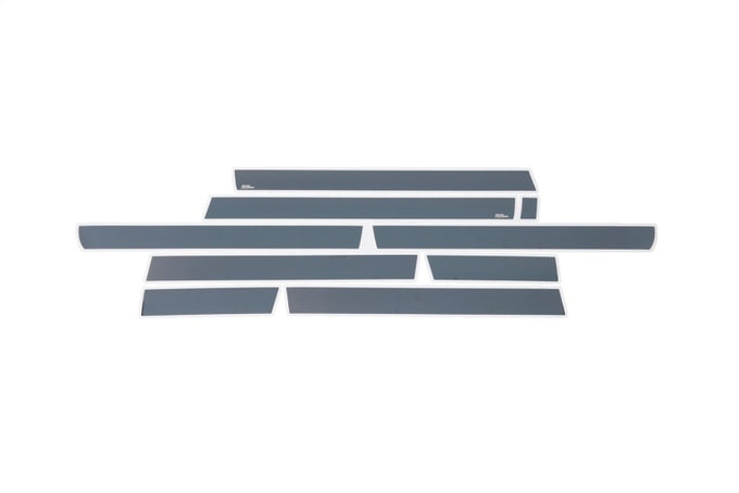 10pcs Black Platinum Rocker Panels <br> 15-19 GMC Sierra 2500 3500 HD