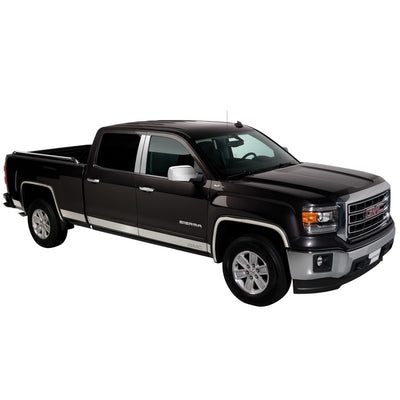 8pcs SS Rocker Panels <br> 15-19 GMC Sierra 3500 HD