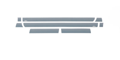(8pcs) Black Platinum Rocker Panels <br> 15-19 GMC Sierra 3500 HD