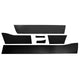 (8pcs) Black Platinum Rocker Panel <br> 11-17 Jeep Grand Cherokee