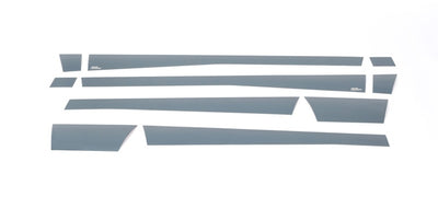 10pcs 5.5in Wide Blk Platinum Rocker Panels <br> 09-24 Dodge Ram 1500 2500 3500