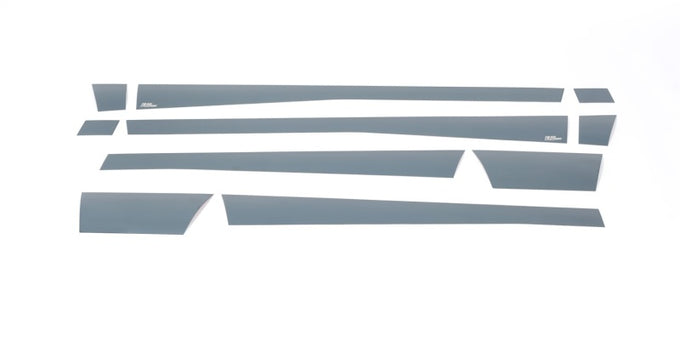 10pcs 5.5in Wide Blk Platinum Rocker Panels <br> 09-24 Dodge Ram 1500 2500 3500