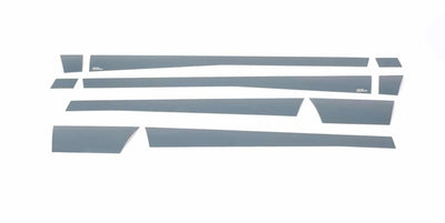 10pcs 5.5in Wide Blk Platinum Rocker Panels <br> 09-24 Dodge Ram 1500 2500 3500