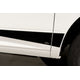 12pcs 5.5in. W Black Platinum Rocker Panels <br> 09-24 Dodge Ram 1500