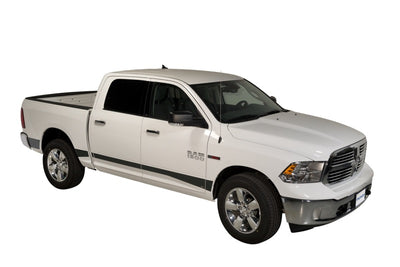 12pcs 5.5in. W Black Platinum Rocker Panels <br> 09-24 Dodge Ram 1500