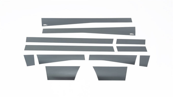 12pcs 5.5in Wide Black Platinum Rocker Panels <br> 10-19 Dodge Ram 2500 3500