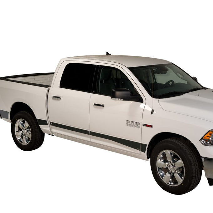 12pcs 5.5in Wide Black Platinum Rocker Panels <br> 10-19 Dodge Ram 2500 3500