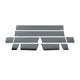 7in Wide (10pcs) Black Platinum Rocker Panels <br> 09-14 Ford F-150