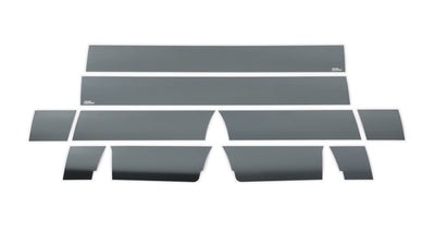 7in Wide (10pcs) Black Platinum Rocker Panels <br> 09-14 Ford F-150