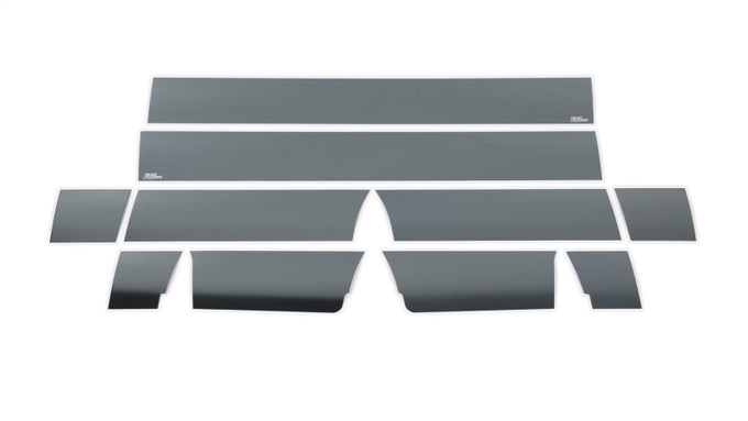 7in Wide (10pcs) Black Platinum Rocker Panels <br> 09-14 Ford F-150