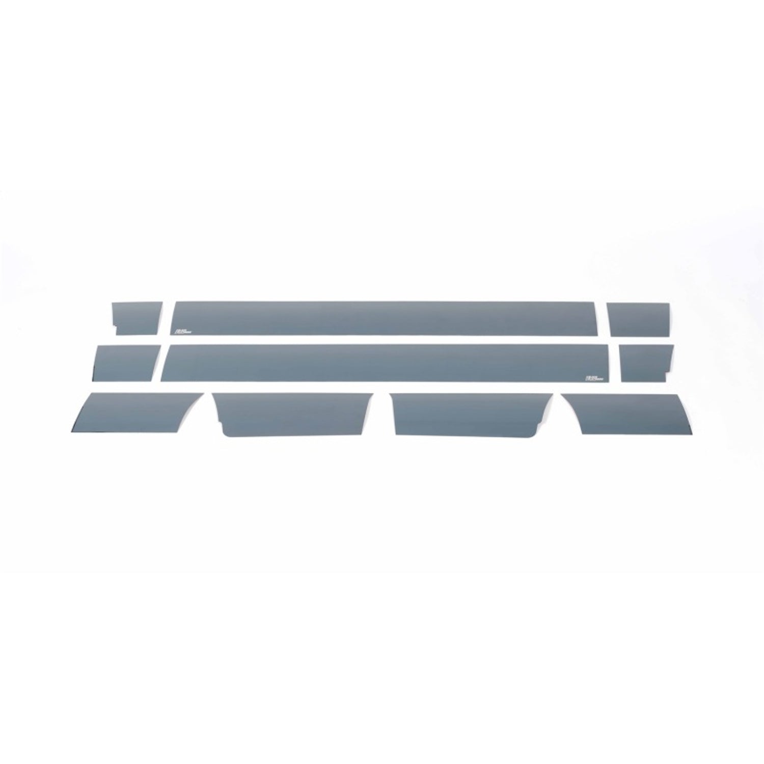 10pcs 7in. W Black Platinum Rocker Panels <br> 09-14 Ford F-150