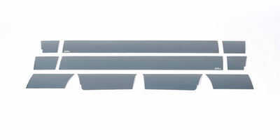 10pcs 7in. W Black Platinum Rocker Panels <br> 09-14 Ford F-150