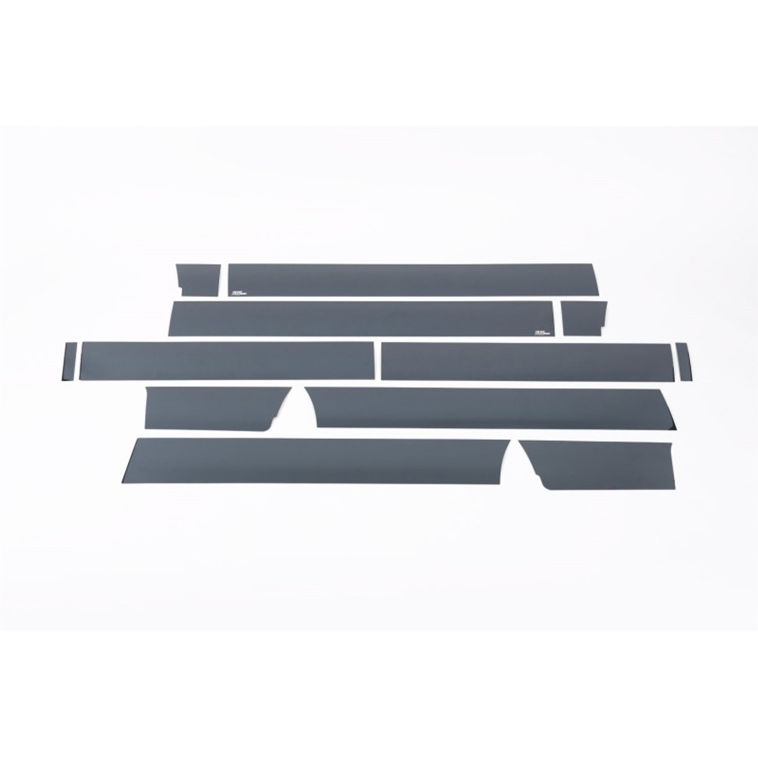 7in Wide (12pcs) Black Platinum Rocker Panels <br> 09-14 Ford F-150