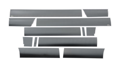 12pcs 7in. W Black Platinum Rocker Panels <br> 09-14 Ford F-150