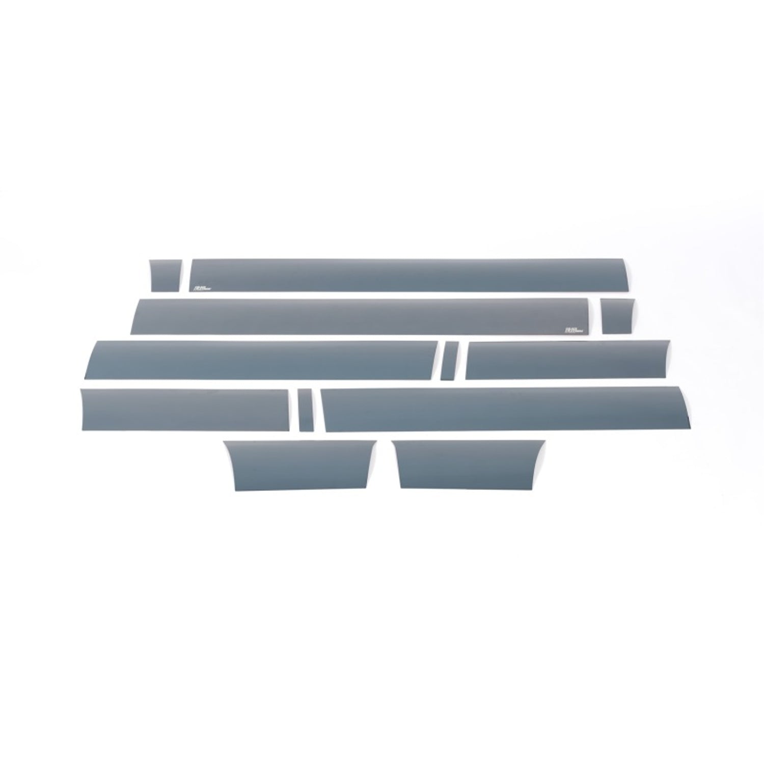 12pcs 7in. W Black Platinum Rocker Panels <br> 09-14 Ford F-150