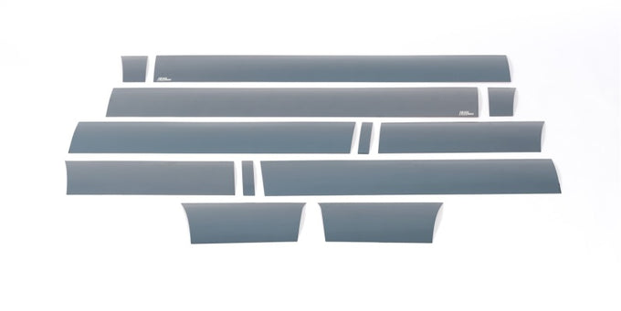 12pcs 7in. W Black Platinum Rocker Panels <br> 09-14 Ford F-150