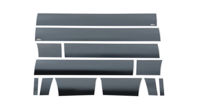 12pcs 7in. W Black Platinum Rocker Panels <br> 09-14 Ford F-150