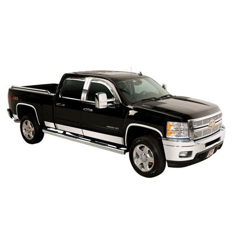 10pcs Stainless Steel Rocker Panels 8in Wide <br> 99-10 Ford F-250 F-350