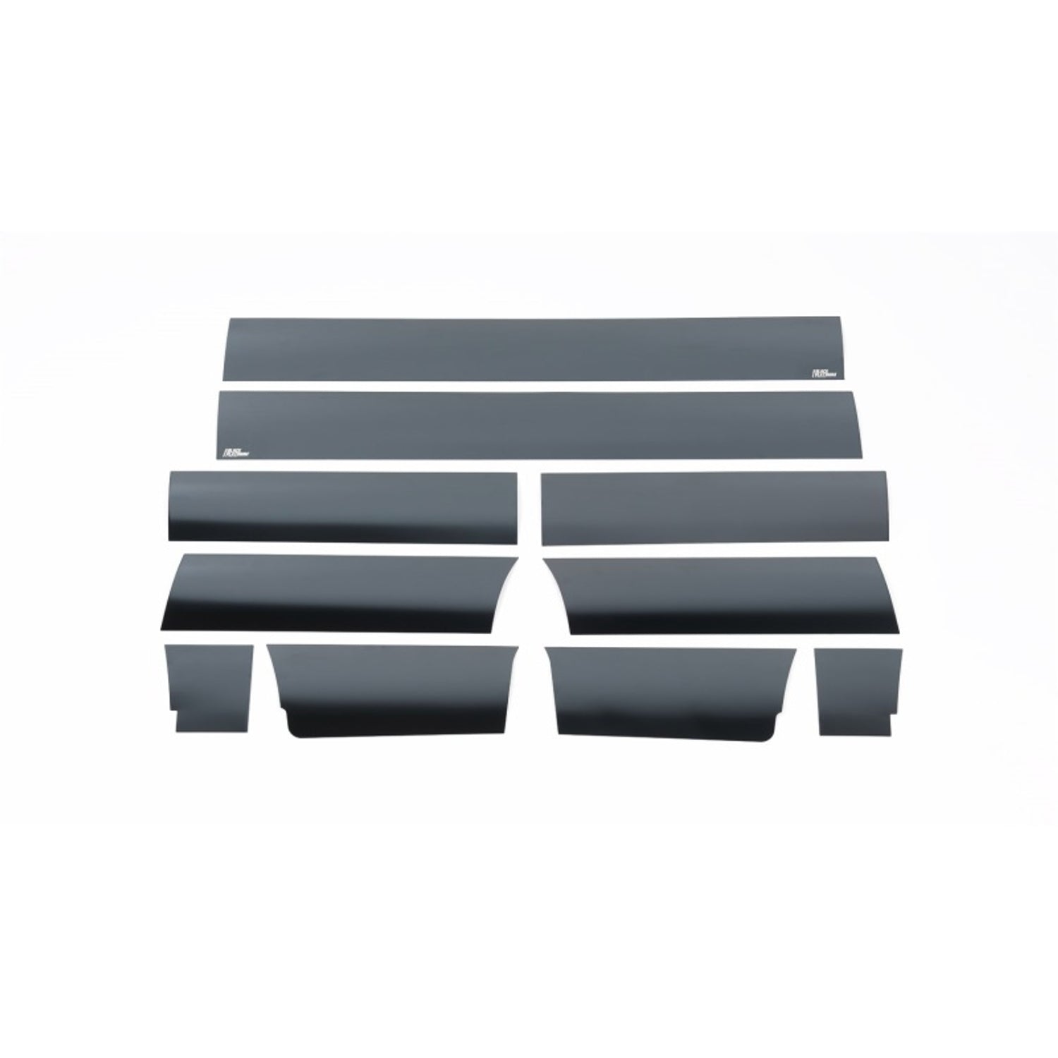 10pcs Blk Platinum Rocker Panels <br> 09-14 Ford F-150