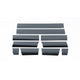 10pcs Blk Platinum Rocker Panels <br> 09-14 Ford F-150