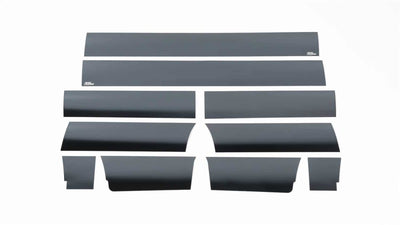 10pcs Blk Platinum Rocker Panels <br> 09-14 Ford F-150