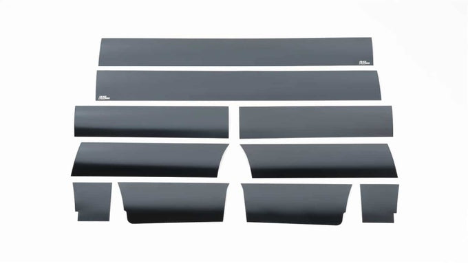 10pcs Blk Platinum Rocker Panels <br> 09-14 Ford F-150