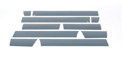 7in Wide (10pcs) Black Platinum Rocker Panels <br> 09-14 Ford F-150