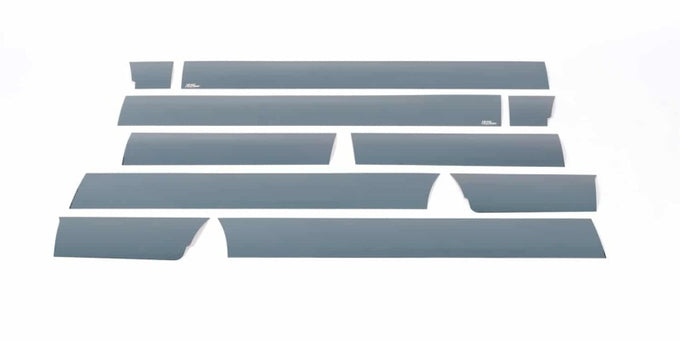 7in Wide (10pcs) Black Platinum Rocker Panels <br> 09-14 Ford F-150