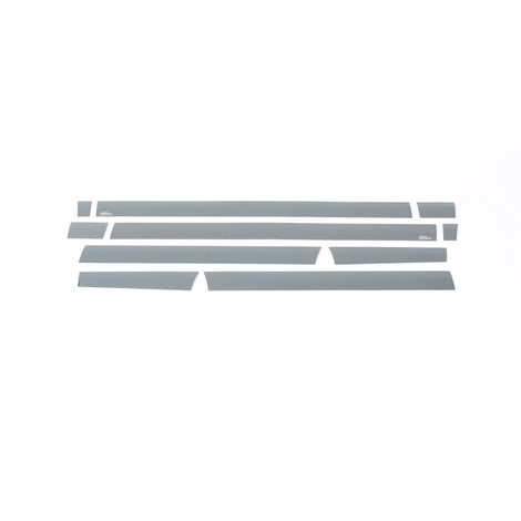 10pcs 4.25in. T Black Platinum Rocker Panels <br> 09-20 Ford F-150