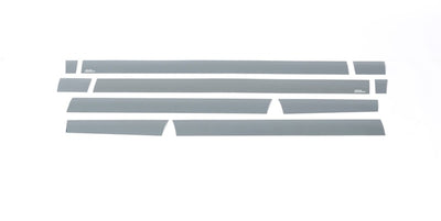 10pcs 4.25in. T Black Platinum Rocker Panels <br> 09-20 Ford F-150