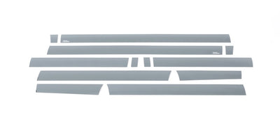 12pcs 4.25in. T Black Platinum Rocker Panels <br> 09-20 Ford F-150