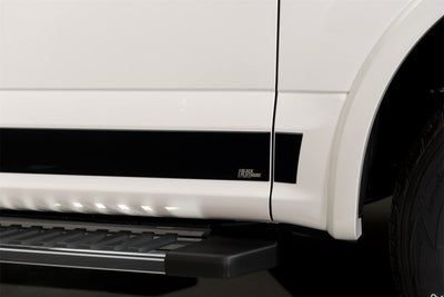 12pcs 4.25in. T Black Platinum Rocker Panels <br> 09-20 Ford F-150