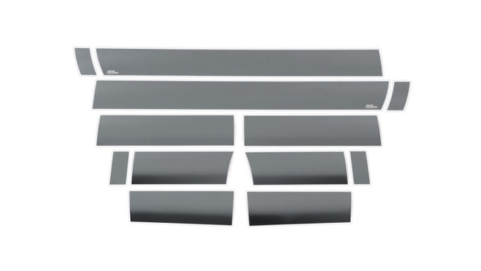 10pcs6.25in Wide) Black Platinum Rocker Panels <br> 11-16 Ford F-250 F-350