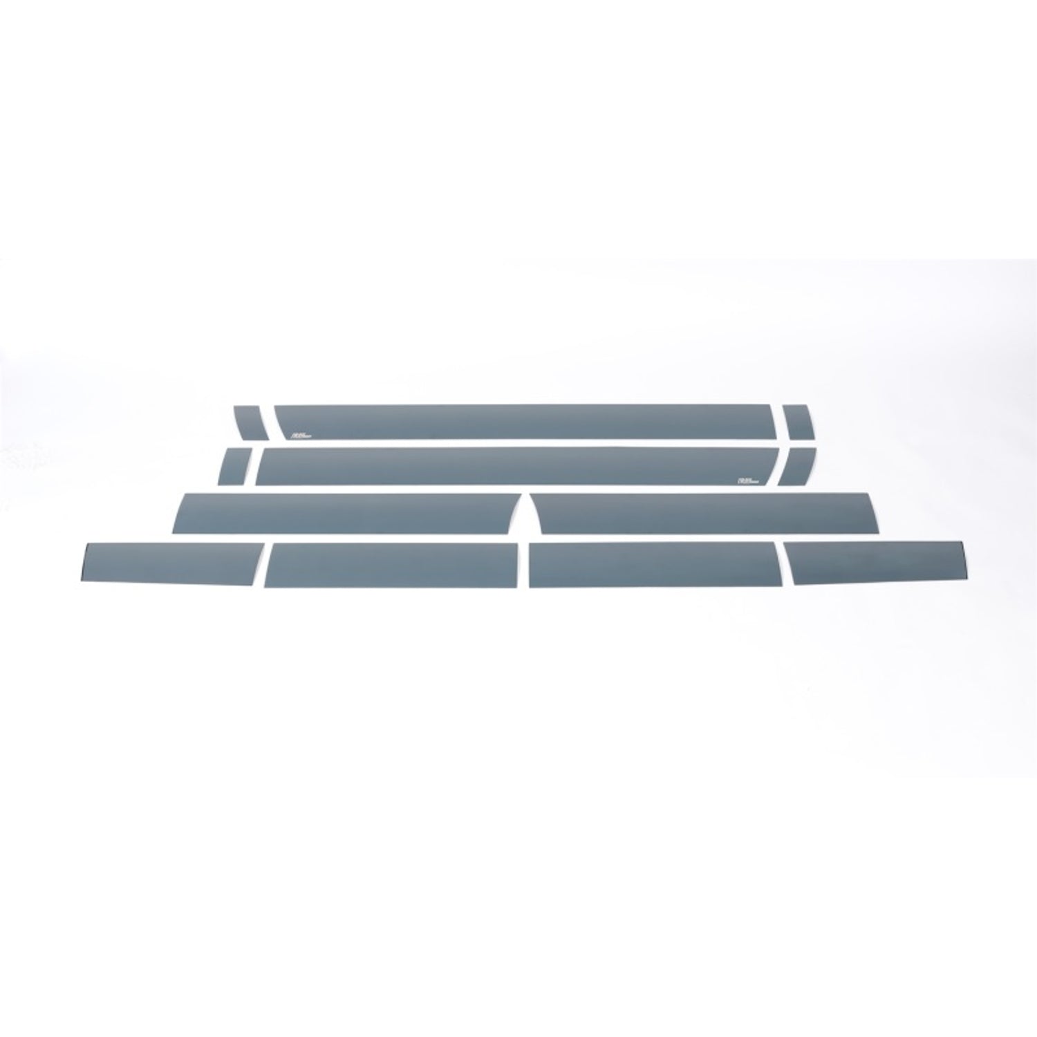 12pcs 6.25in. W Black Platinum Rocker Panels <br> 11-16 Ford F-250 F-350