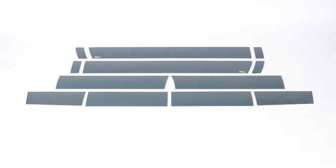 12pcs 6.25in. W Black Platinum Rocker Panels <br> 11-16 Ford F-250 F-350