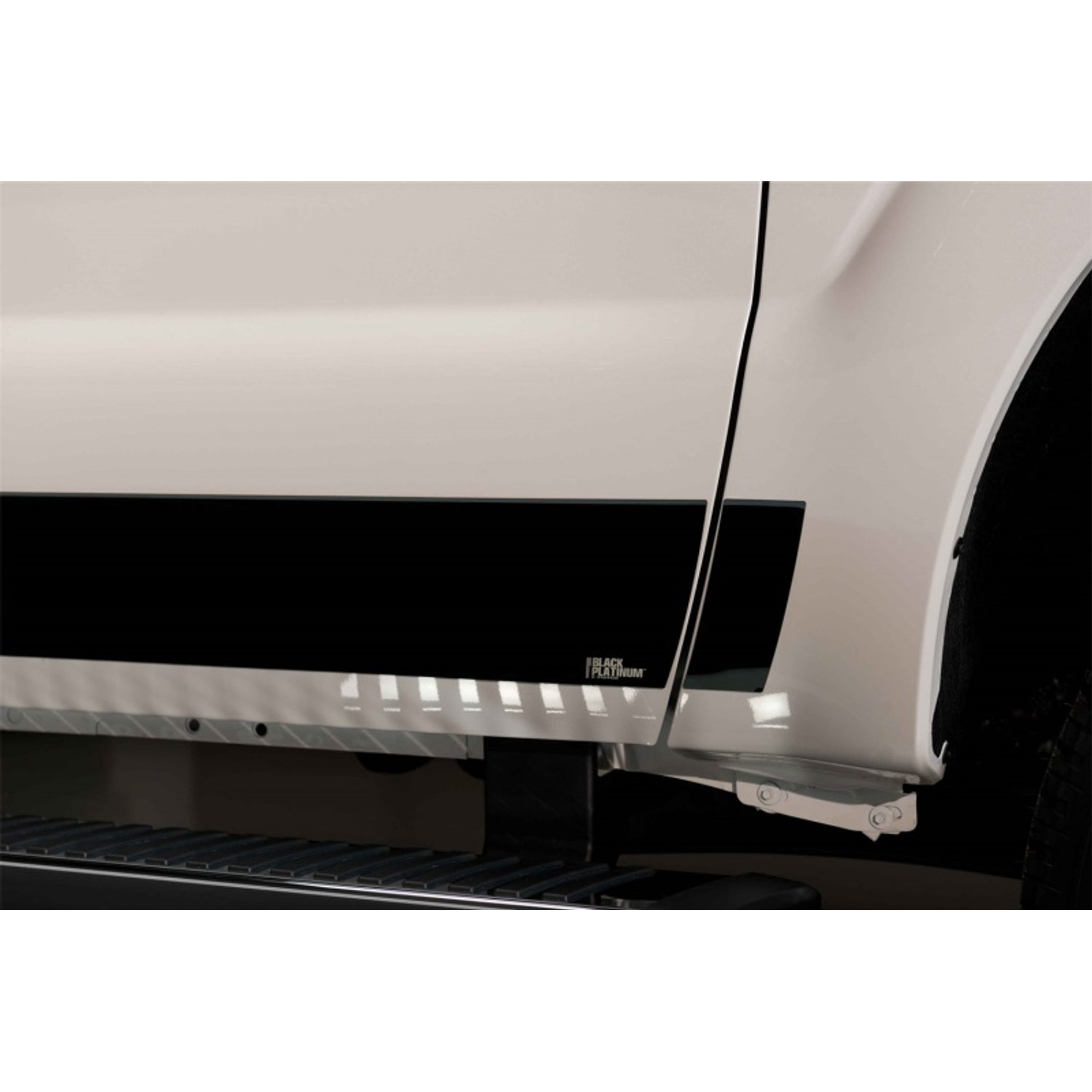 12pcs 6.25in. W Black Platinum Rocker Panels <br> 11-16 Ford F-250 F-350