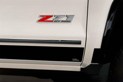 10pcs 4.25in Wide Black Platinum Rocker Panels <br> 17-22 Ford F-350