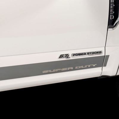 10pcs 4.25in Wide SS Rocker Panels <br> 17-22 Ford F-350