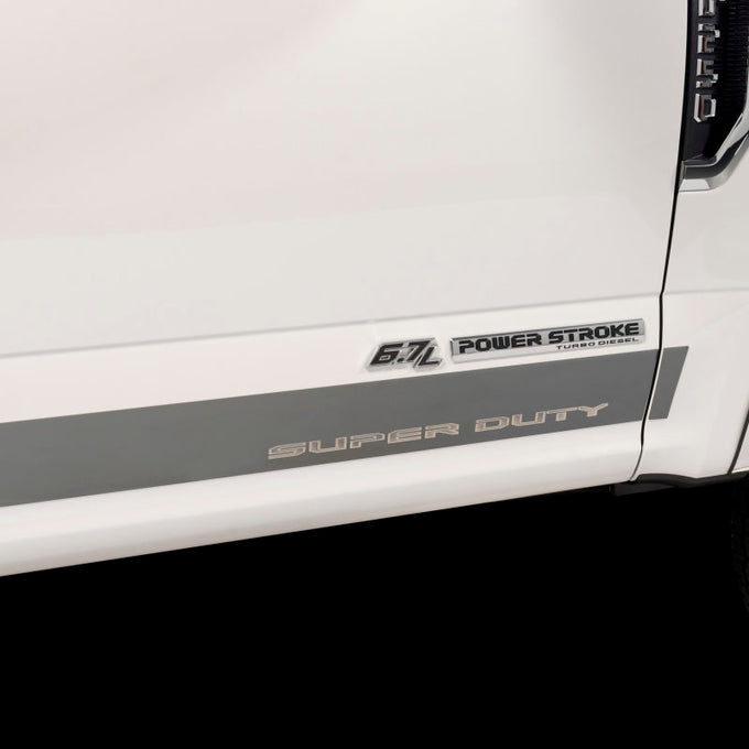 10pcs 4.25in Wide SS Rocker Panels <br> 17-22 Ford F-350