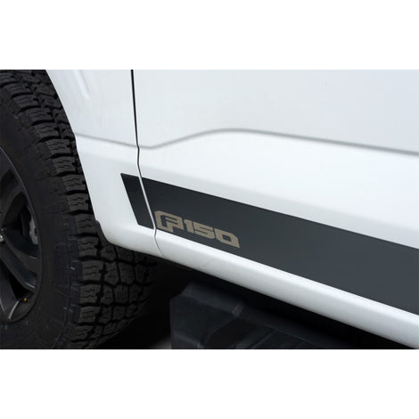12pcs 4.25in Wide SS Rocker Panels <br> 21-24 Ford F-150