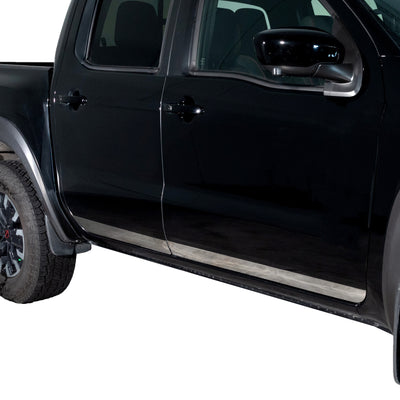 4 Pcs 3in Tall Stainless Steel Rocker Panels <br> 22-24 Nissan Frontier