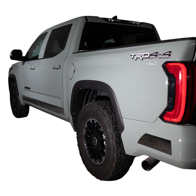 5 Pcs 4.5in T Black Platinum Rocker Panels <br> 22-24 Toyota Tundra