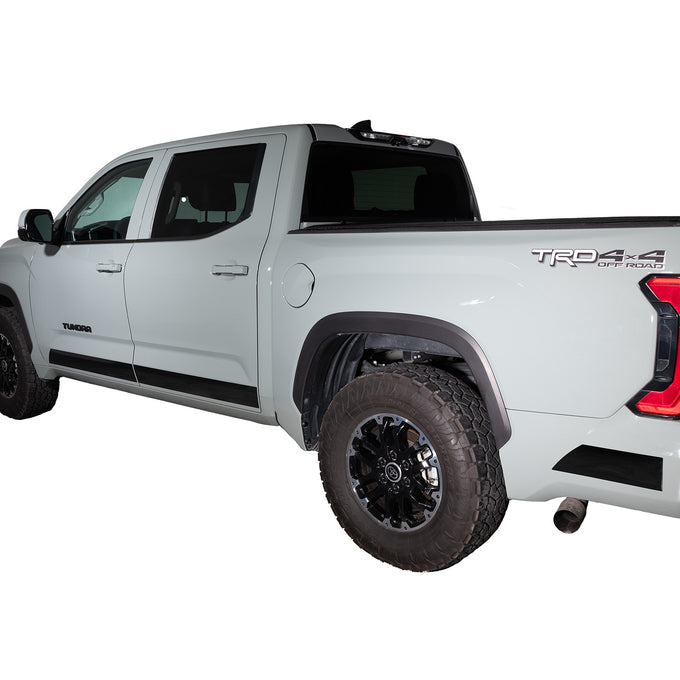 5 Pcs 4.5in T Black Platinum Rocker Panels <br> 22-24 Toyota Tundra