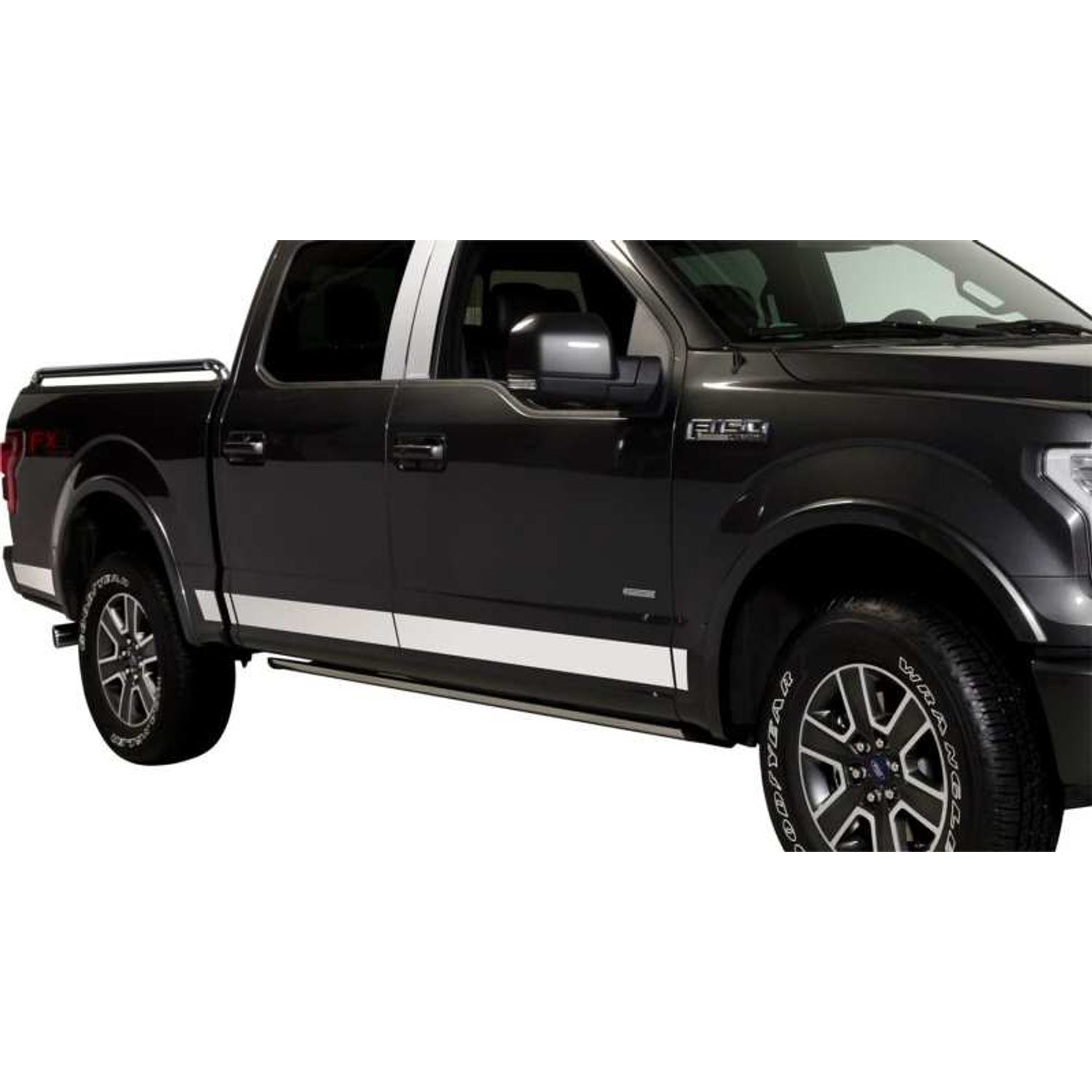 Stainless Steel Rocker Panels <br> 16-24 Nissan TITAN