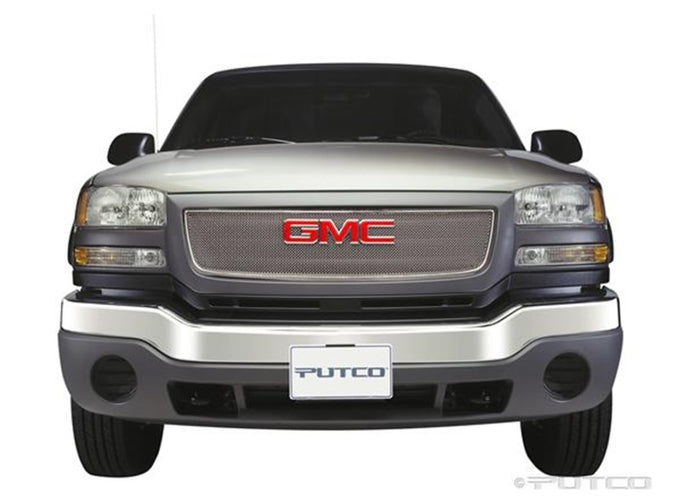 Bolt on Liquid Mesh Grilles <br> 03-06 GMC Sierra 1500 2500 HD