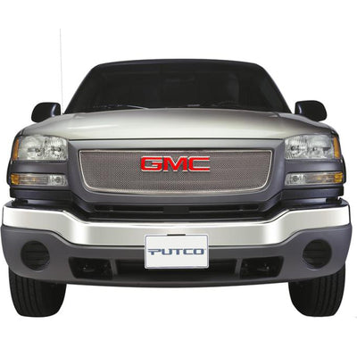Bolt on Liquid Mesh Grilles <br> 03-06 GMC Sierra 1500 2500 HD