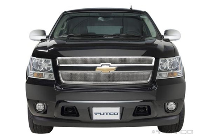 Bolt on Liquid Mesh Grilles <br> 07-14 Chevy Suburban Tahoe Avalanche